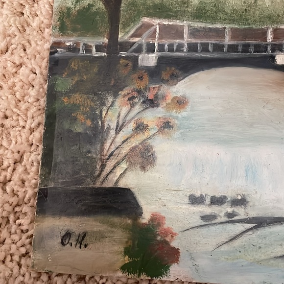 Vintage “Panora Mill” Oil on Board 1981 - Picture 3 of 12